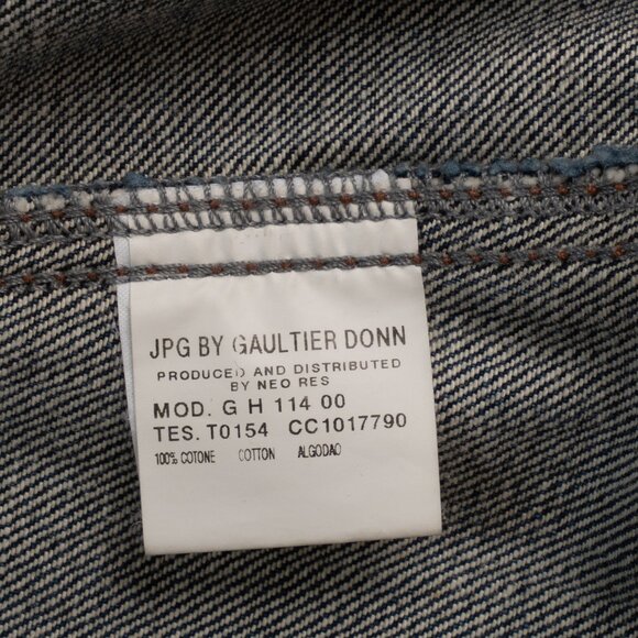 Jean Paul Gaultier Corset Waist Denim Jacket IT 42 - Picture 8 of 16